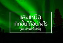 “แสงเหนือ” เกิดขึ้นได้อย่างไร